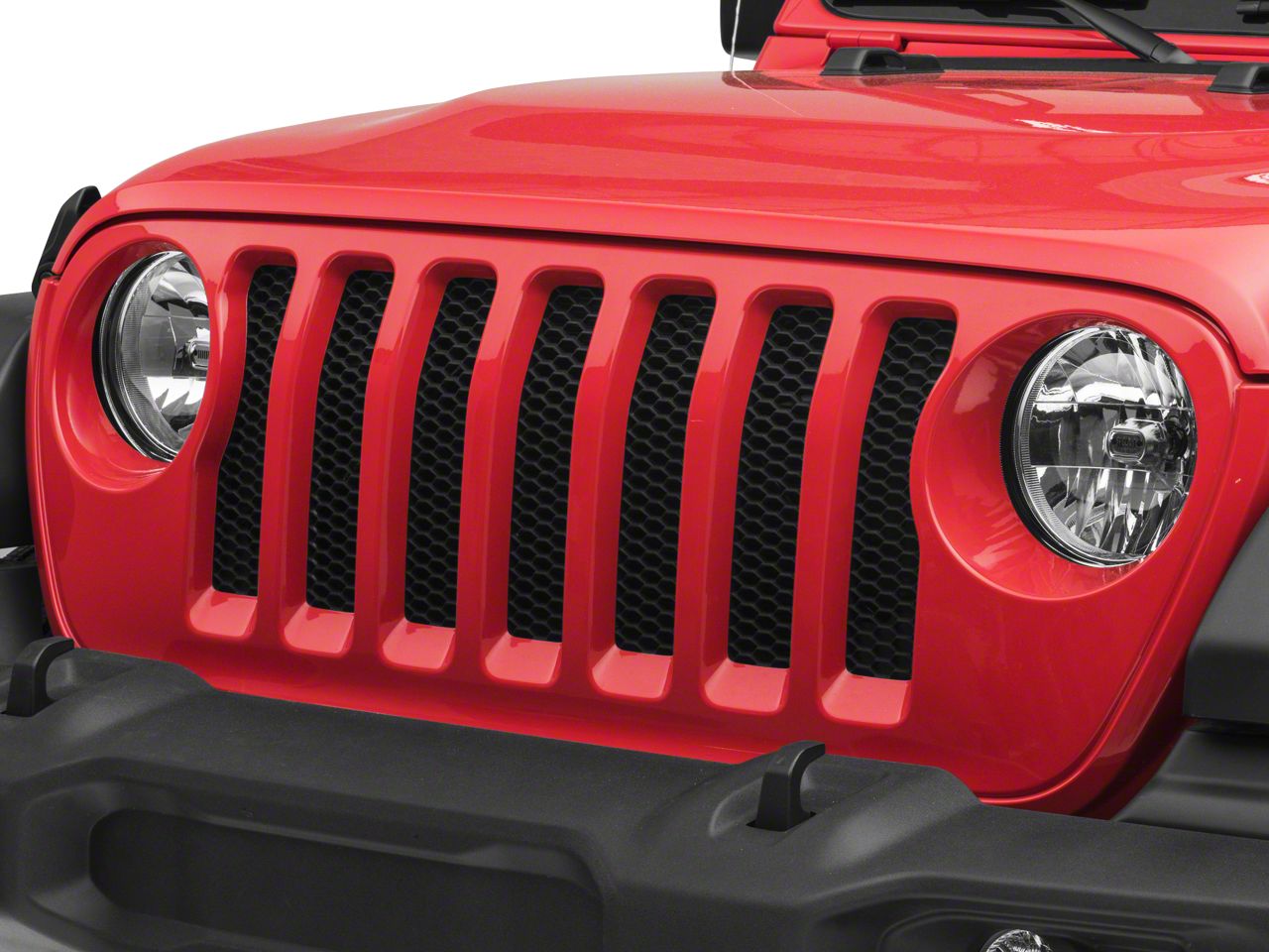 Mopar Jeep Wrangler Replacement Grille; Paintable Primer