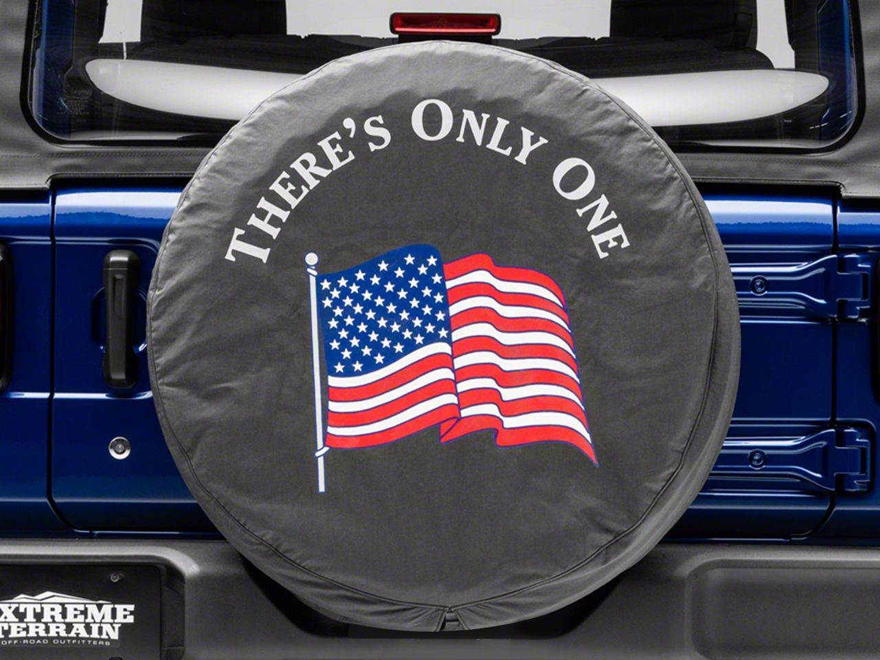 Mopar Jeep Wrangler Spare Tire Cover with There's Only One