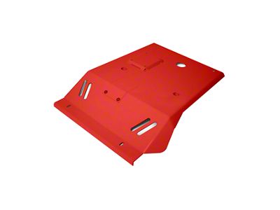 Front Skid Plate; Red (14-24 4Runner w/o KDSS System)