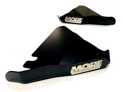 Lower Control Arm Skid Plates; Black (10-24 4Runner w/o KDSS System)