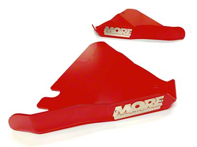 Lower Control Arm Skid Plates; Red (10-24 4Runner w/o KDSS System)