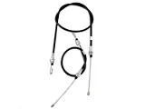 Ford 8.8 Rear Axle with Disc Brakes Swap Emergency Brake Cables (87-95 Jeep Wrangler YJ)