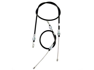 Ford 8.8 Rear Axle with Disc Brakes Swap Emergency Brake Cables (87-95 Jeep Wrangler YJ)