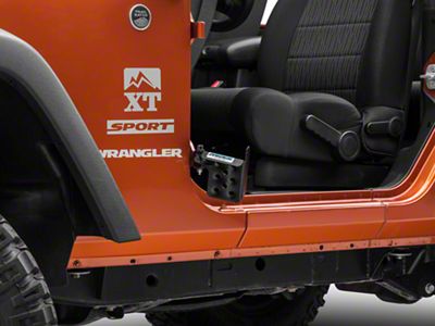 Exterior Door Pedal; Drivers Side (07-18 Jeep Wrangler JK)