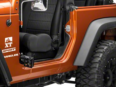 Exterior Door Pedal; Passengers Side (07-18 Jeep Wrangler JK)