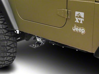 Hide-A-Step; Black (97-06 Jeep Wrangler TJ)