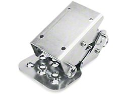 M.O.R.E. Hide-A-Step; Silver (87-95 Jeep Wrangler YJ)