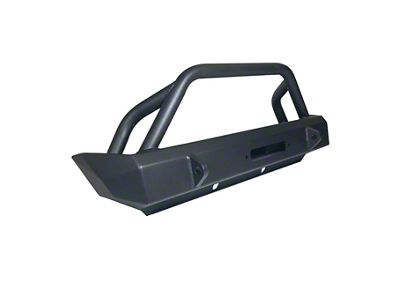 Rock Proof Front Bumper with Tube Work; Raw (20-25 Jeep Gladiator JT)