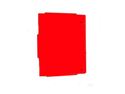 Transfer Case Skid Plate; Red (20-25 3.0L EcoDiesel Jeep Gladiator JT)