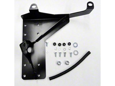 ARB Dual Compressor Bracket; Black (18-25 Jeep Wrangler JL)