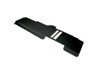 Gas Tank Skid Plate; Black (18-25 Jeep Wrangler JL 2-Door)