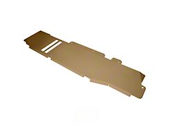 M.O.R.E. Gas Tank Skid Plate; Black (18-26 Jeep Wrangler JL 4-Door, Excluding EcoDiesel)