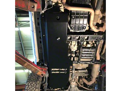Gas Tank Skid Plate; Green (18-25 Jeep Wrangler JL 2-Door)