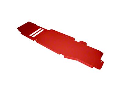 Gas Tank Skid Plate; Red (18-25 Jeep Wrangler JL 4-Door, Excluding EcoDiesel)