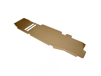 Gas Tank Skid Plate; Tan (18-25 Jeep Wrangler JL 4-Door, Excluding EcoDiesel)