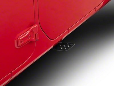 Hide-A-Step; Black (18-25 Jeep Wrangler JL)