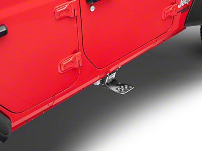 Hide-A-Step; Silver (18-25 Jeep Wrangler JL)