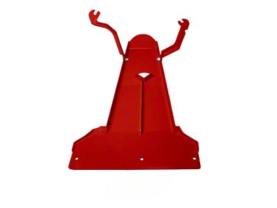 Oil Pan/Transmission Skid Plate; Black (21-25 3.6L Jeep Wrangler JL 4-Door)