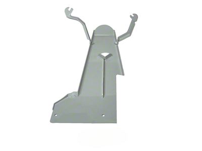 Oil Pan/Transmission Skid Plate; Black (21-25 3.6L Jeep Wrangler JL 2-Door)