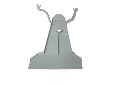 Oil Pan/Transmission Skid Plate; Gray (21-25 3.6L Jeep Wrangler JL 4-Door)