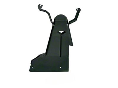 Oil Pan/Transmission Skid Plate; Gray (21-25 3.6L Jeep Wrangler JL 2-Door)