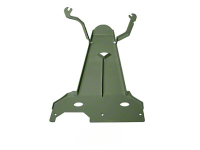 Oil Pan/Transmission Skid Plate; Gray (21-25 Jeep Wrangler JL Rubicon 392)