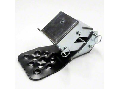 Rear Hide-A-Step; Black (07-18 Jeep Wrangler JK)