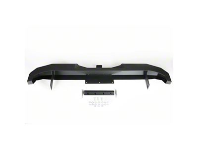 Rock Proof Rear Bumper; Bare Steel (18-25 Jeep Wrangler JL)