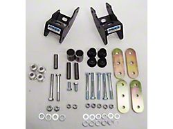 M.O.R.E. Stubby Shackle Reversal System with Shackle Hanger (87-95 Jeep Wrangler YJ)