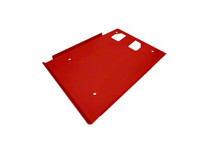 Transfer Case Skid Plate; Black (07-18 Jeep Wrangler JK)