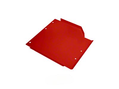 Transfer Case Skid Plate; Red (18-25 Jeep Wrangler JL 2-Door)