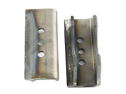 Dana 30 Front Axle Leaf Spring Mounts; 2-1/2-Inch (87-95 Jeep Wrangler YJ)