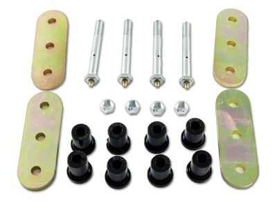 Rear Heavy Duty Lubeable Shackles (87-95 Jeep Wrangler YJ)