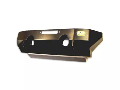 Rock Proof Front Bumper without Tube Work; Black (07-18 Jeep Wrangler JK)