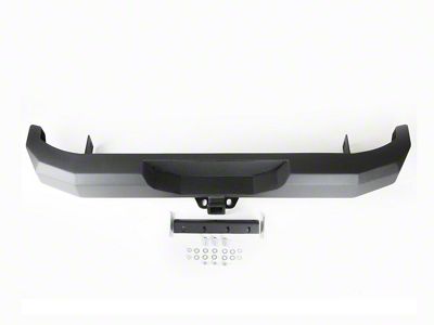 Rock Proof Rear Bumper; Bare Steel (07-18 Jeep Wrangler JK)