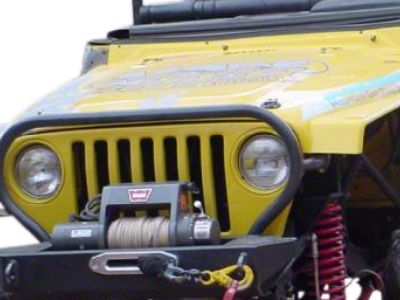 Rock Proof Stubby Front Bumper; Bare Steel (97-06 Jeep Wrangler TJ)