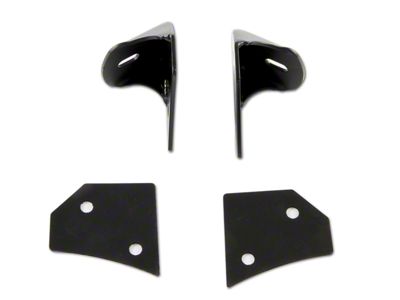 Windshield Light Mounting Bracket; Black (07-18 Jeep Wrangler JK)