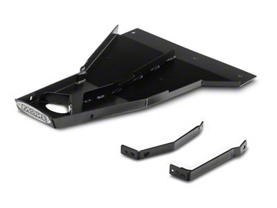 Oil Pan/Transmission Skid Plate; Black (20-25 3.6L Jeep Gladiator JT)