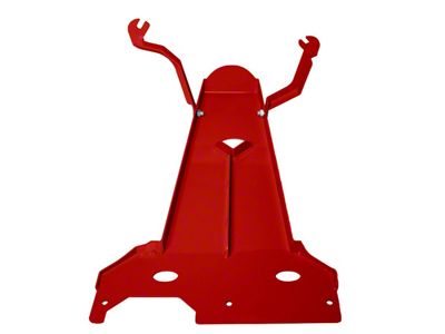 Oil Pan/Transmission Skid Plate; Red (20-25 3.6L Jeep Gladiator JT)