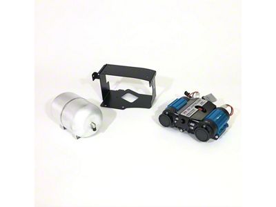 Underhood ARB Twin Compressor and 1-Gallon Tank Mount; Black (16-25 Tacoma)