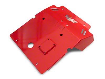Front Skid Plate; Red (05-23 Tacoma)