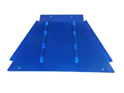 Middle Transmission Skid Plate; Light Blue Gloss (07-21 Tundra)