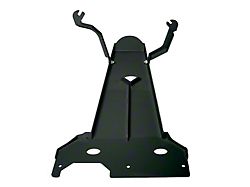 M.O.R.E. Oil Pan/Transmission Skid Plate; Black (18-24 3.6L Jeep Wrangler JL 2-Door)