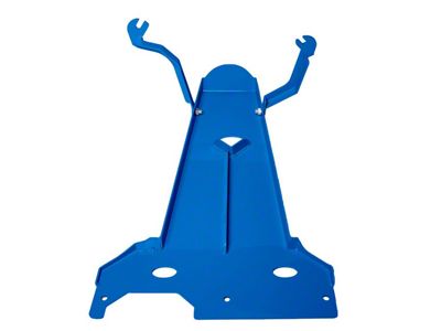 Oil Pan/Transmission Skid Plate; Blue (18-20 3.6L Jeep Wrangler JL 4-Door)