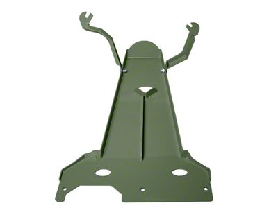 Oil Pan/Transmission Skid Plate; Green (18-20 3.6L Jeep Wrangler JL 4-Door)
