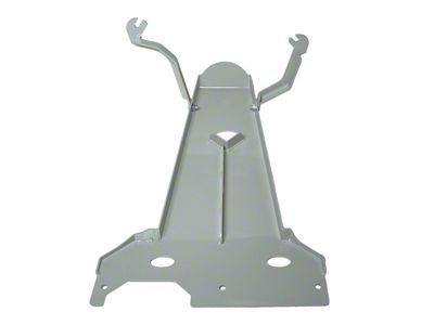 Oil Pan/Transmission Skid Plate; Gray (18-20 3.6L Jeep Wrangler JL 2-Door)