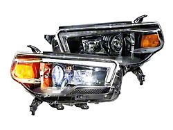 Morimoto XB Hybrid LED Headlights; Black Housing; Clear Lens (10-13 4Runner)