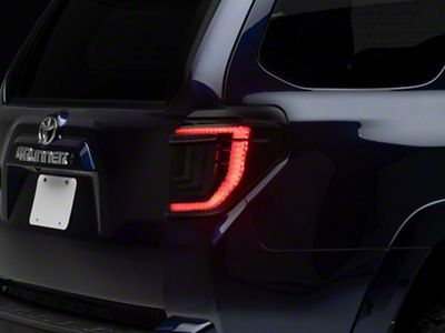 Morimoto XB LED Tail Lights; Black Housing; Smoked Lens (10-24 4Runner)