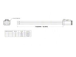 Morimoto 1/2/4Banger 4P DT Pigtail Harness 
