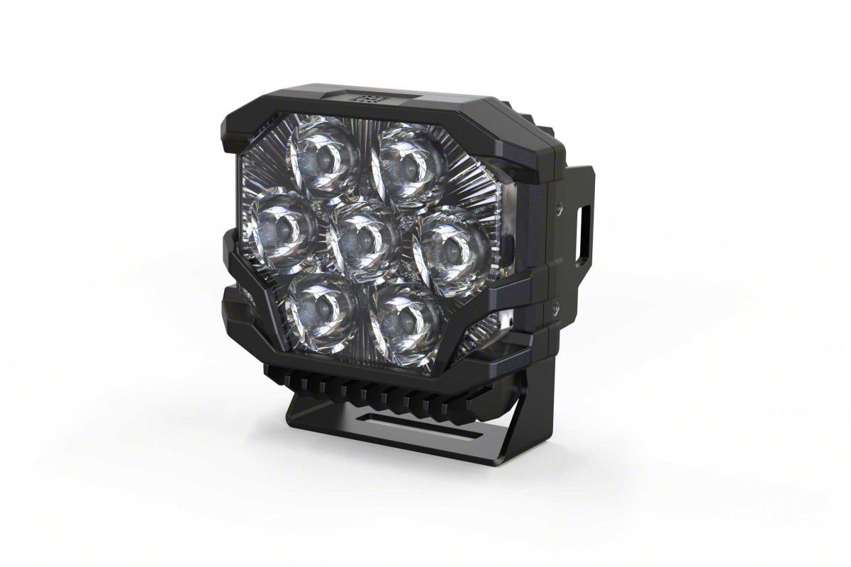 Morimoto Bronco BigBanger Amber DRL LED Pod Light; HXB White